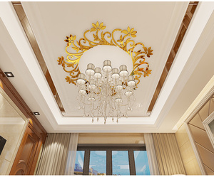 Forma de la flor de acrilico espejo etiqueta de la pared para la decoracion del techo - Product Image 6