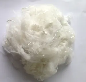 recycled psf raw white semi dull polyester staple fiber 1.4dx38mm