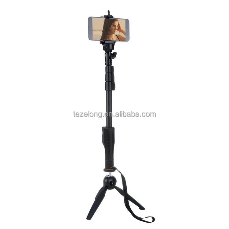 2021 الساخن الأصلي Yunteng 1288 selfie عصا ترايبود 4 في 1 للتمديد Selfie عصا يده Yt-1288 Monopod