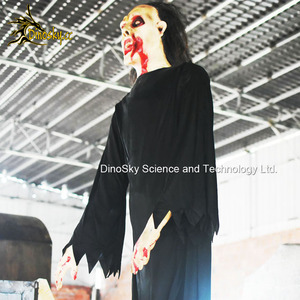 Spookhuis Rekwisieten Fire Ghost Met Roken Voor Halloween Decoratie - Product Image 6