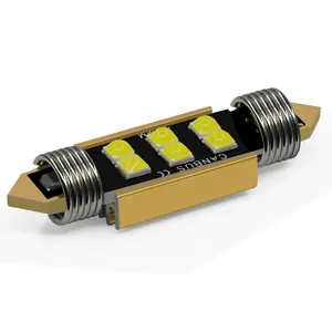 Canbus 3030 6smd Festoon Led Bombilla 12 V 5 W 31mm/36mm/39mm/41mm Interior lámpara de iluminación LED