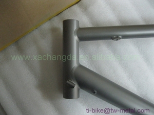 Titanio bicicleta de montaña 29er mtb <span class=keywords><strong>bike</strong></span> titanio marco marco de la e-bici con 700C tamaño de la rueda - Product Image 5