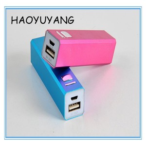 2600 mAh 18650 USB Batería Externa Cargador Portátil Banco de Potencia Tubo Cuadrado Mini Portátil Móvil - Product Image 3