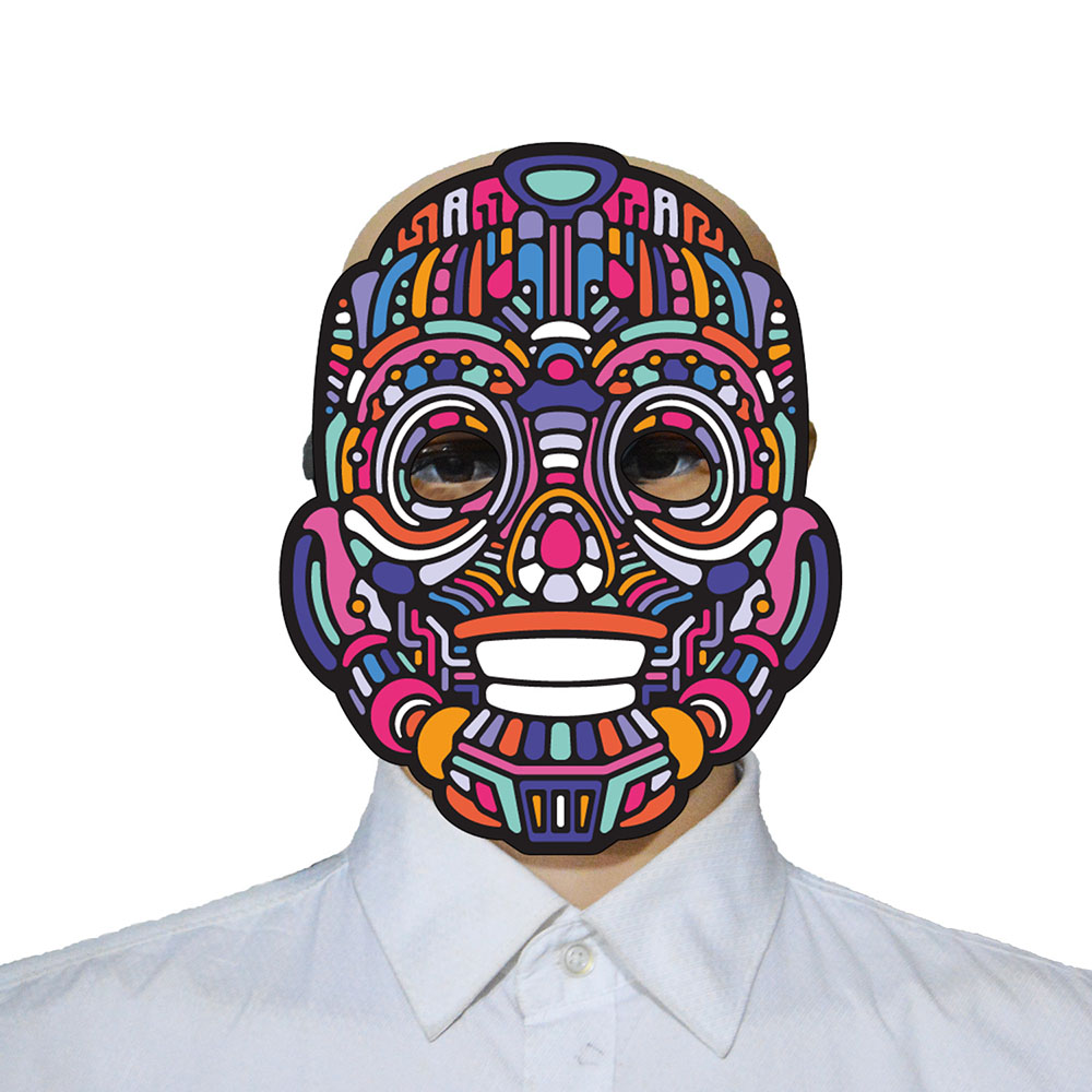 ZOgift 2018 nouvelle arrivée de partie de mode <span class=keywords><strong>lumineux</strong></span> <span class=keywords><strong>led</strong></span> rave <span class=keywords><strong>masque</strong></span> animaux Halloween light up <span class=keywords><strong>masque</strong></span> - Product Image 3