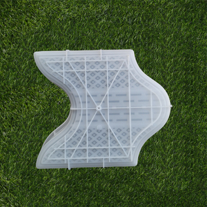 Pvc Pavimentazione Patio Pietra Calcestruzzo Muffa Copertura Interlock Stampaggio Prefabbricati di Piastrelle di Plastica Finitrice Stampo Blocco - Product Image 5