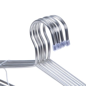 16.5 Inch Inspiring Stainless Steel Metal <strong>Wire</strong> Hangers 4mm Thickness Strong Clothes Organizer <strong>Rack</strong> &amp; Rails - Product Image 2