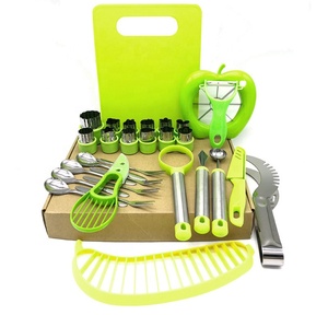 Juego de Herramientas de cocina para tallado de fruta, cortador de fruta, rebanador de plátano, sandía, rebanador, plato de fruta, 30 Uds., gran oferta - Product Image 4