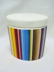 Vaso de cerámica que cambia de color con forma cónica ovalada - Product Image 6