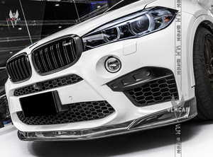 Rkp Phong Cách Phù Hợp Cho F85 F86 <span class=keywords><strong>F15</strong></span> F16 <span class=keywords><strong>X5M</strong></span> X6M Bất Carbon Fiber Xe <span class=keywords><strong>Front</strong></span> Lip Spoiler <span class=keywords><strong>Bumper</strong></span> 2014 Lên - Product Image 5