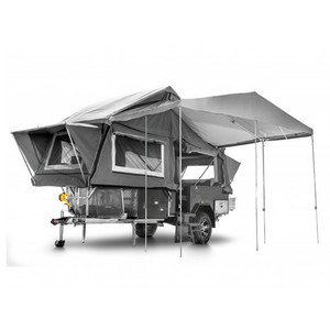 Remorque de camping personnalisée en chrome avec roues - Product Image 3