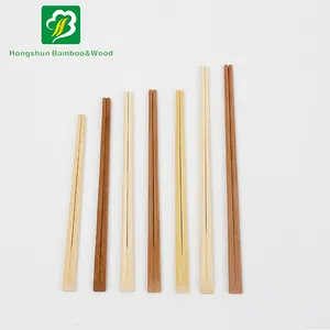 Benutzer definiertes Logo Akzeptable natürliche Farbe und dunkle Farbe Entsorgung Bambus Holz Chop Sticks