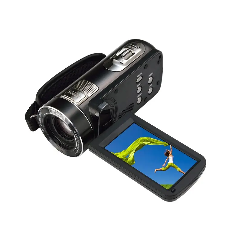 Super 1080P Full HD cámara de vídeo Digital 3,0 "pantalla táctil y 10X Zoom óptico 120x Zoom Digital videocámara