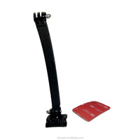 Support de casque de moto bras d'extension de casque ensemble de montage réglable accessoires de caméra pour caméra d'action