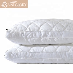 Cuscino per letto in fibra cava trapuntato triplo Hotel personalizzato di alta qualità dei produttori per dormire - Product Image 3