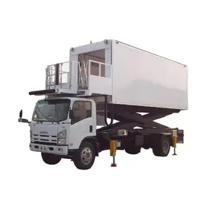 self-propelled airport aviation plane food hydraulic aircraft cater service truck