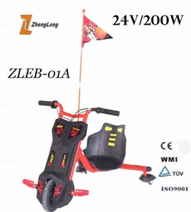 Dfift tricycle 200W enfants drift tricycle trois roues électrique <span class=keywords><strong>Smart</strong></span> Drifting tricycle Scooter - Product Image 3