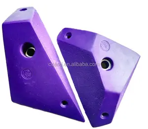 Rock climb over rock boulders climbing wall handles