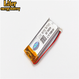 Plug 1,25-2 p 702050 700 mAh 3,7 V rechargeable LiPo battery solar Li ion polymer lithium battery with PCM - Product Image 1