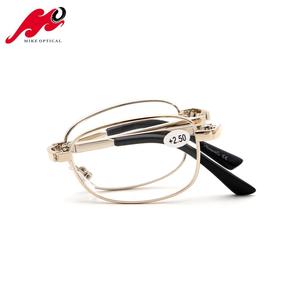 Top qualité NOUVEAU <span class=keywords><strong>Design</strong></span> Original Pliable Lunettes De Lecture Durable En Métal Mini Pliant Lunettes De Lecture EVA Cas - Product Image 2