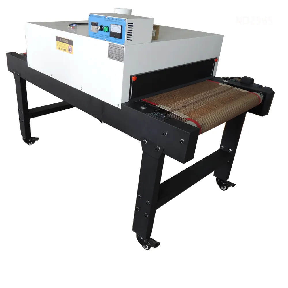 ND1865 tunnel dryer T shirt heating machine screen printing conveyor dryer