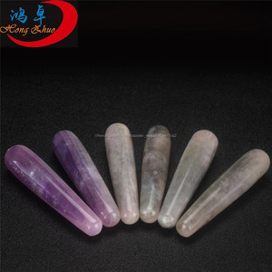 Bleu Lapis Gros Cristal Baguettes Yoni Guérison Baguettes De Massage À Vendre - Product Image 4