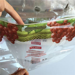 Bolsas reutilizables de embalaje de <span class=keywords><strong>uva</strong></span>, Material PP PET PE con deslizador - Product Image 3