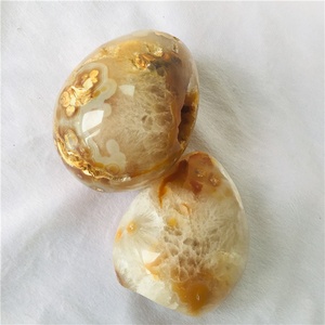 Vente en gros, pierre de cristal naturel poli Agate géode oeuf pour la décoration de la maison - Product Image 6