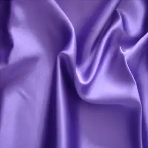 Full Dull Spandex Poly Satin Fabric shiny satin