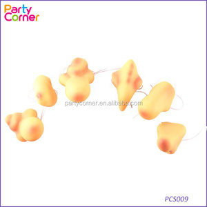 Grand nez artificiel en caoutchouc de couleur chair assorti, sorcière, lutin, nain, nez long et moche - Product Image 2