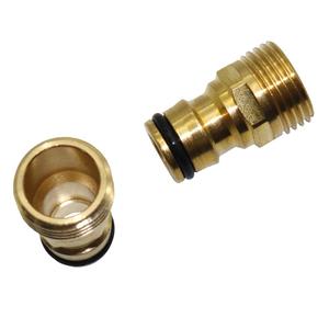 Accesorios de manguera de jardín de rosca macho de 1/2 pulgadas, conector rápido de latón, junta de agua de riego, accesorio de lavado de coche - Product Image 3