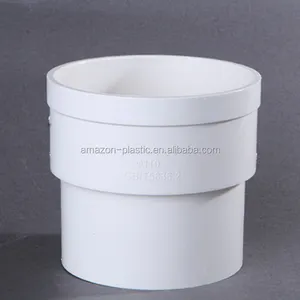 5 inch upvc plastic pipe reducing coupling fitting sewage drainage pvc Transition fittings