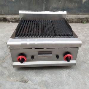 Parrilla de Gas de Sobremesa con Piedras de Lava, Parrilla de Gas, Parrilla de Barbacoa de Gas, Parrilla de Barbacoa de Piedras de Lava de Acero Inoxidable - Product Image 3