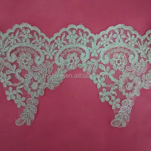 african corded lace trim,corded border lace