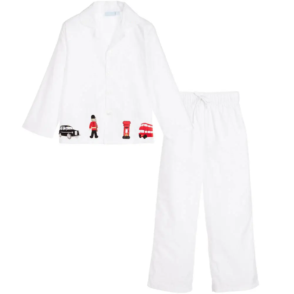 2022 Children Pajamas Long Sleeve Pants Pajamas Kids Cotton Clothes Baby Pajamas Set Cotton
