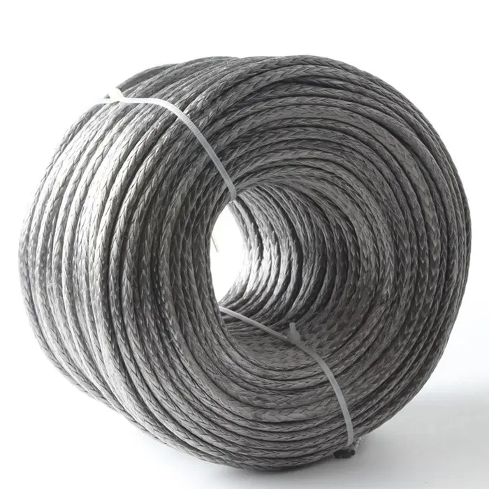 High quality and Heavy duty customized package UHMWPE braided rope tow rope for winch or sailing, boat anchor, etc