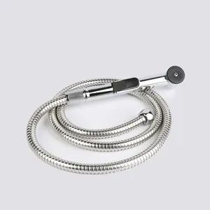 Портативный ABS shattaf с хромированным душевым распылителем shattaf - Product Image 1