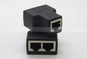 Porta RJ45 Splitter Adapter 1 a 2 Doppio Femminile CAT5/Connessioni di Rete Sockt CAT 6 LAN <span class=keywords><strong>Ethernet</strong></span> Splitter - Product Image 5