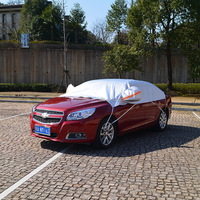 Housse pare-soleil automatique, Protection contre les UV, facile à utiliser, mi-haute pour la voiture