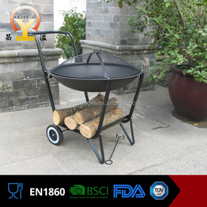 OEM Grand roues Portable jardin trésors Log rack foyer <span class=keywords><strong>Panier</strong></span> - Product Image 2