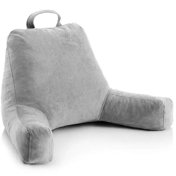 Almofada lombar apoio traseiro travesseiro ergonômico travesseiro de leitura para cama com braços
