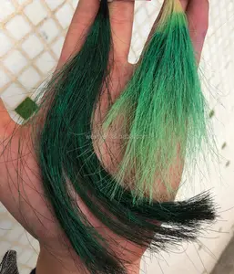 Thermochromic hair colour Green to Yellow mood colour