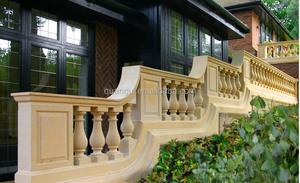 Cina vendita della fabbrica impermeabile di alta qualità durevole all'aperto arenaria balaustra per la Villa Decorazione - Product Image 6
