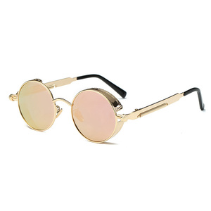 92714 Superhot Eyewear Retro <span class=keywords><strong>Vintage</strong></span> Metallo Rotonda Steampunk <span class=keywords><strong>Occhiali</strong></span> <span class=keywords><strong>Da</strong></span> <span class=keywords><strong>Sole</strong></span> - Product Image 3