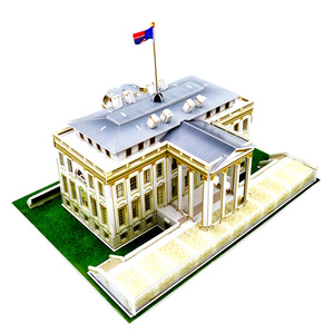 Offres Spéciales Jouets 3D Jigsaw Puzzles <span class=keywords><strong>Blanc</strong></span> <span class=keywords><strong>Maison</strong></span> Bâtiment Modèle Puzzle <span class=keywords><strong>Monde</strong></span> L'architecture 3D Puzzle Pour Enfants Et adultes - Product Image 3
