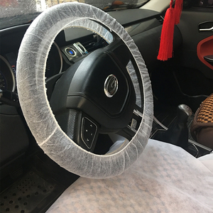 Barato al por mayor personalizadas no tejidos contracción <span class=keywords><strong>desechable</strong></span> cubierta del <span class=keywords><strong>volante</strong></span> del coche - Product Image 5