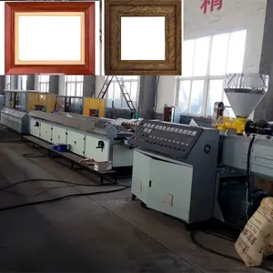 PVC PS WPC wooden plastic picture photo frame profile making machine price