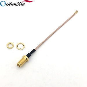 UFL <span class=keywords><strong>U.FL</strong></span> a <span class=keywords><strong>RP</strong></span> <span class=keywords><strong>SMA</strong></span> femmina Crimp Jack Antenna Wifi Pigtail cavo RG178 10cm di lunghezza - Product Image 5
