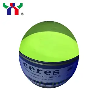 High Quality Offset Printing UV Invisible Ink , Colorless to Yellow Green