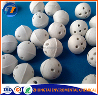 Usine de céramique En Céramique D'alumine Perles Micro Poreux Blanc En Céramique Aluminium Boules
