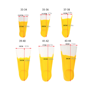 Guangdong usine personnalisé durable silicone natation palmes de plongée - Product Image 6